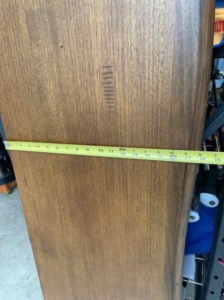 Photo of free Custom wood shelves 18”x 71.5” (Central Ave/ Orchard) #4