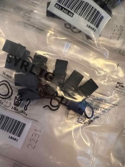 Photo of free IKEA syrlig curtain clips (West Frisco) #2