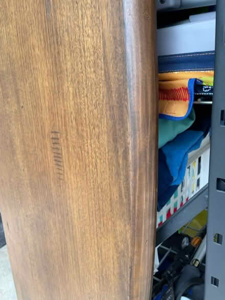 Photo of free Custom wood shelves 18”x 71.5” (Central Ave/ Orchard) #1