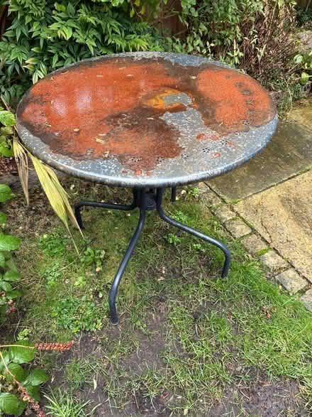 Photo of free Garden Table with paint (BS6) #1