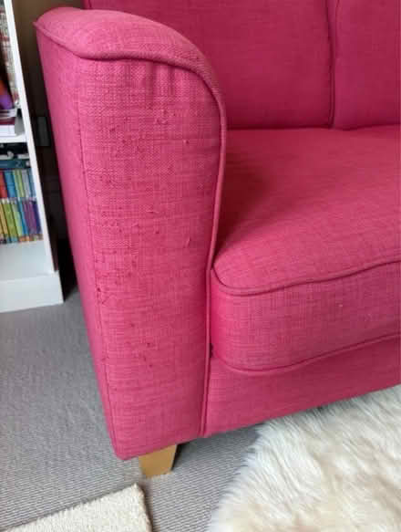 Photo of free John Lewis bright pink sofa (Wimbledon SW19) #4