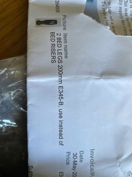 Photo of free Bed legs/Risers (Dublin 18) #2