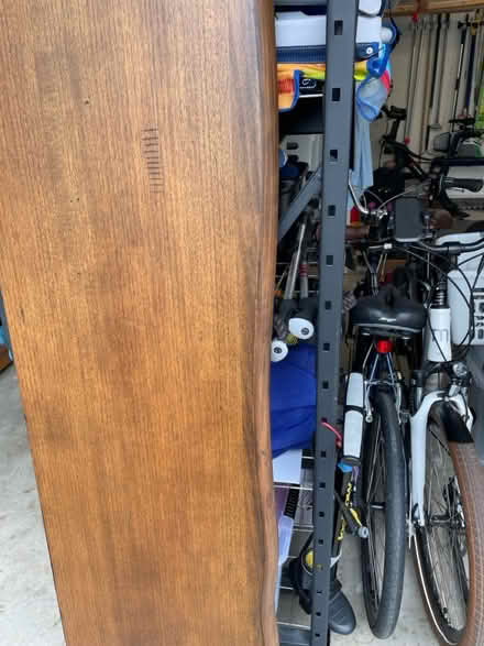 Photo of free Custom wood shelves 18”x 71.5” (Central Ave/ Orchard) #2