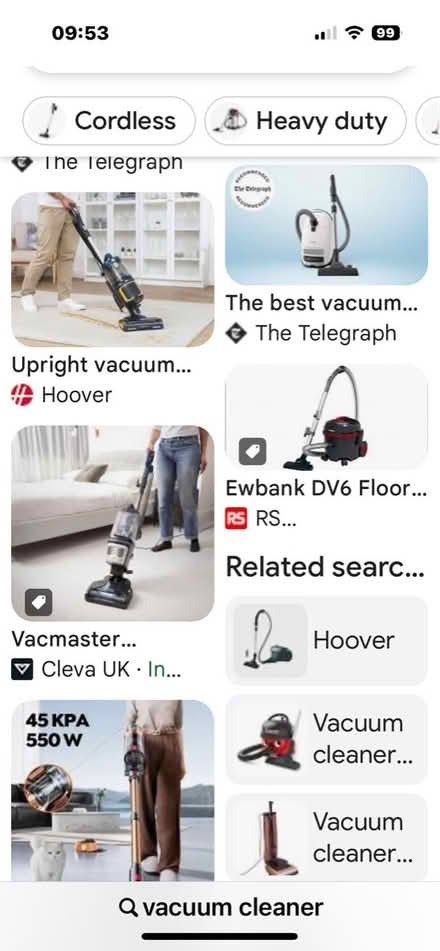 Photo of Any working Vacuum Cleaner (Kingswood) #1