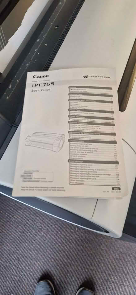 Photo of free Canon imageprograf ipf765 Printer (Riverside SW6) #4