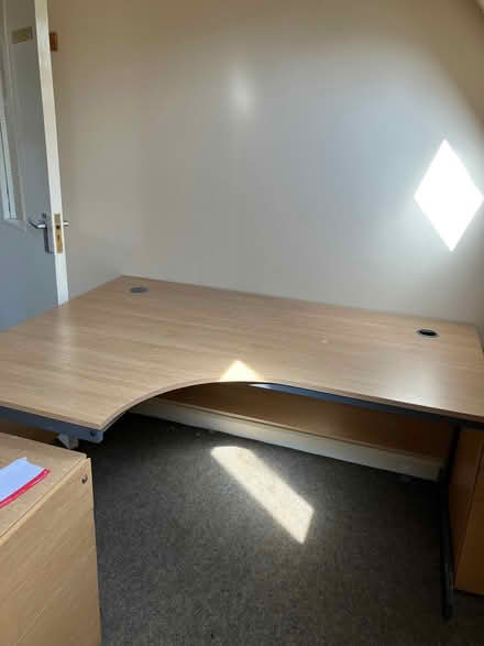 Photo of free Office desk and drawers (Willington MK44) #1