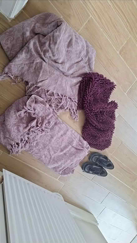 Photo of free Rug and throws and vans size 3.5uk (Shrewsbury) #1