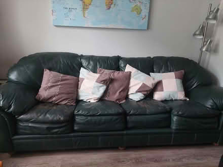 Photo of free 4 seated leather sofa (W6, Hammersmith and Fulham) #1