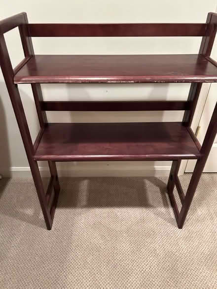Photo of free Container store folding wood shelf (McLean near Spring Hill Road) #1