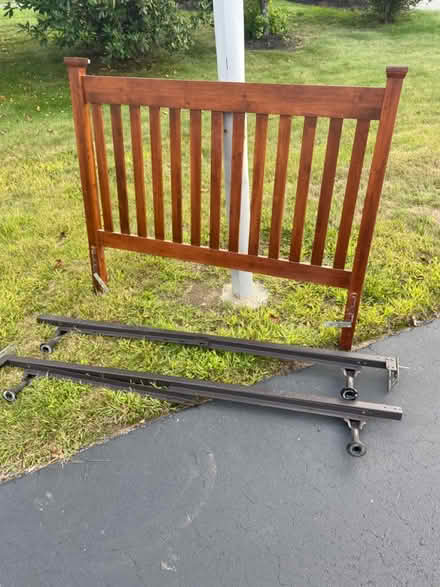 Photo of free Solid cherry full headboard (Sutton) #1