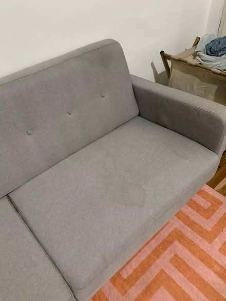 Photo of free Small grey sofa (Hyndland G12) #3