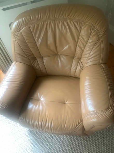 Photo of free Leather armchair (Galashiels, TD1) #1