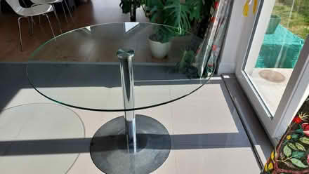 Photo of free Circular Glass Table (Cromdale, Grantown-on-Spey) #3