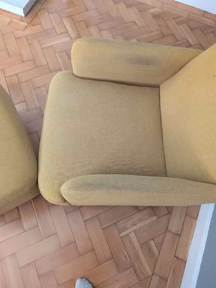 Photo of free Yellow chair and foot stool (Five Ways B16) #2
