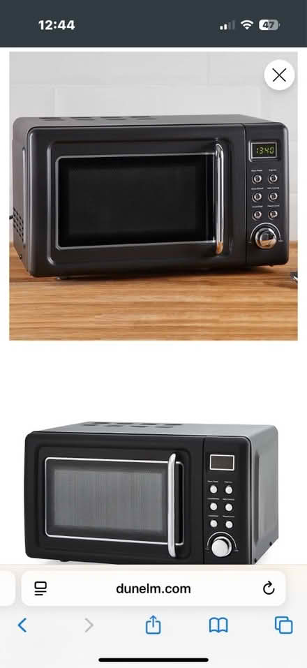 Photo of Black microwave (Loddon) #1