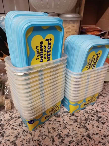 Photo of free 20 small marge tubs (Mile Cross NR3) #1