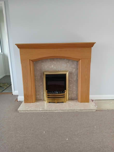 Photo of free Wooden fireplace (Stubbington. Fareham) #1