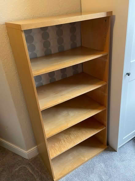 Photo of free Tall Ikea wooden shelves (West Kensington W14) #1