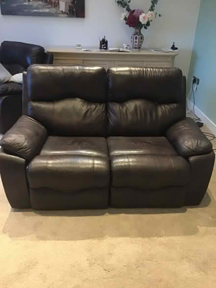 Photo of free 2 seater sofa manual recliner (Hockley SS5) #1