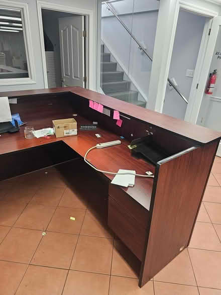 Photo of free Large L shape office desk (2nd & Washington Street) #4