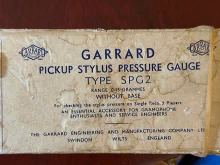 Photo of free Garrard Stylus Pressure Gauge (Chelmsford, MA) #1