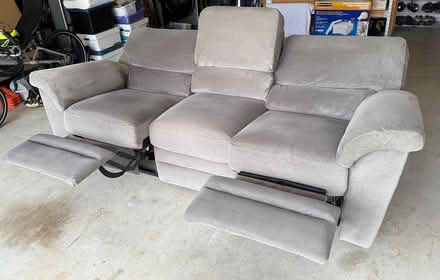Photo of free couch w/2 recliners (NE Pleasanton) #1