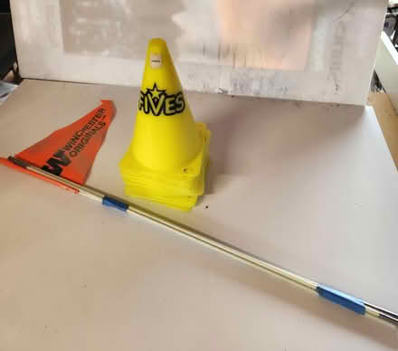 Photo of free Sports Cones and flag (Stafford Drive Cupertino) #1