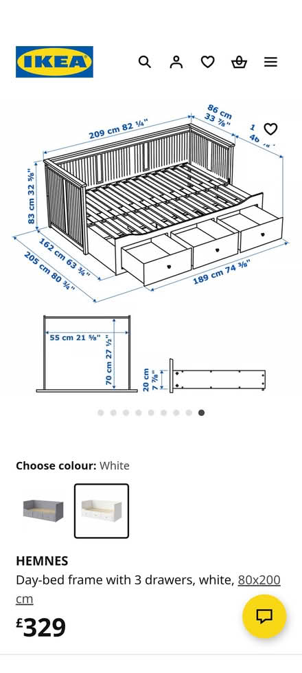 Photo of free IKEA daybed FRAME ONLY (Wellington TF1) #3