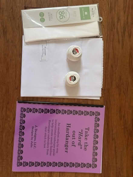 Photo of free Hardanger fabric, patterns (Off Blanco near 1604) #1