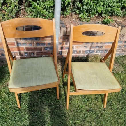 Photo of free 2 fold up chairs (Juniper Green, EH14) #1