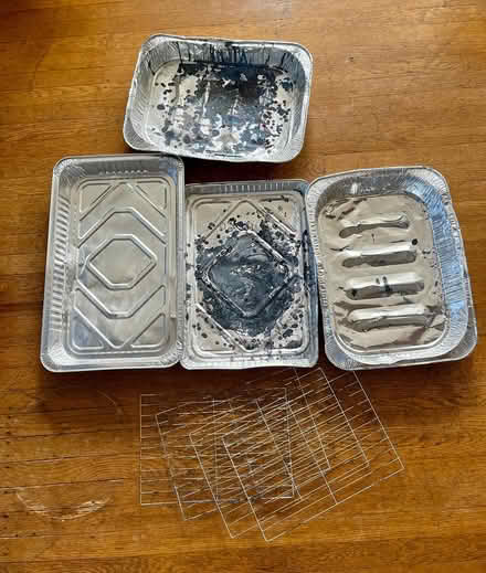 Photo of free aluminium platters & racks (Pt Richmond) #1