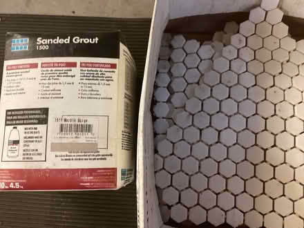 Photo of free Penny tiles and grout (Wiscasset) #1