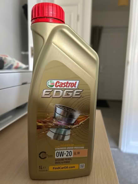 Photo of free Castrol EDGE 0W-20 LL IV Engine Oil (Portishead BS20) #1