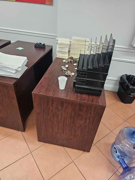 Photo of free Office desks (2nd & Washington Street) #1
