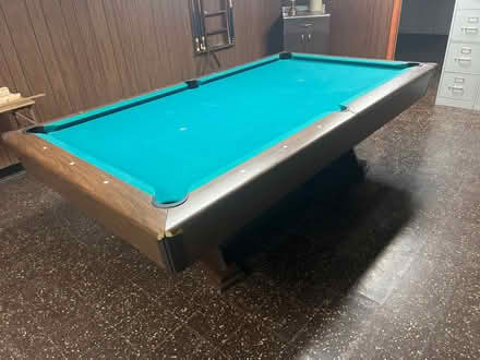Photo of free Slate top pool table (Parchment) #3