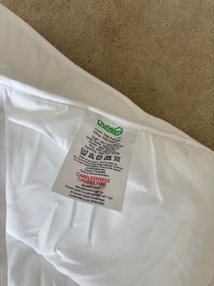 Photo of free Dunelm mattress topper kingsize (De735aj) #3