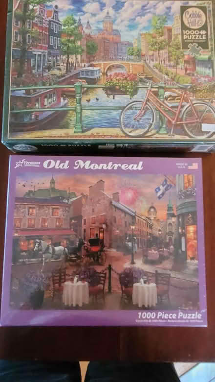 Photo of free 2 New 1000 piece puzzles (Toronto) #1