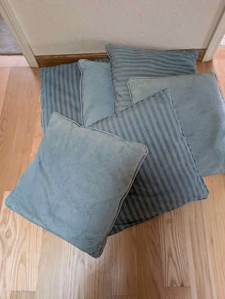 Photo of free Square denim pillows (Cupertino/Saratoga border) #1