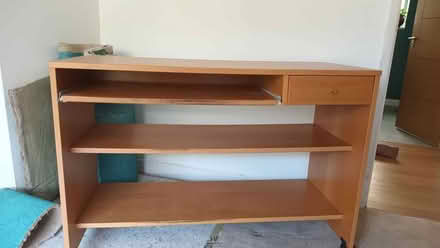 Photo of free Wood Computer Desk (Barton-on-Sea BH25) #1
