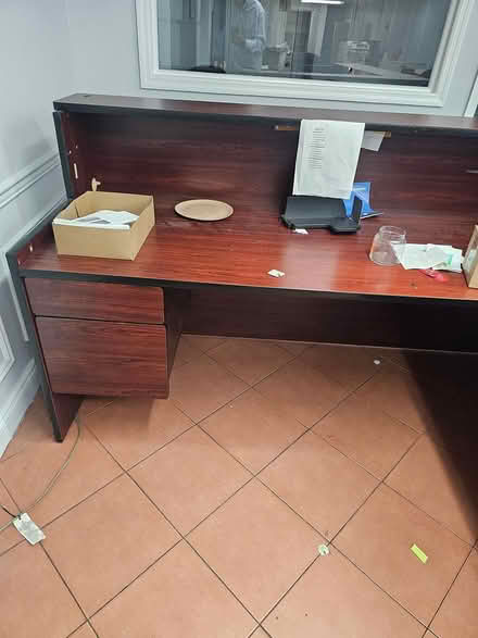 Photo of free Large L shape office desk (2nd & Washington Street) #3