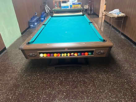 Photo of free Slate top pool table (Parchment) #2