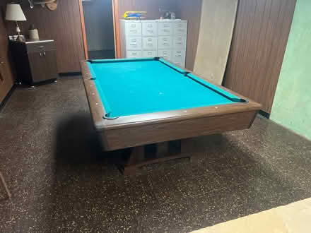 Photo of free Slate top pool table (Parchment) #1