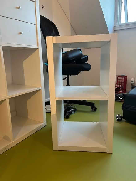 Photo of free Small white shelf (9 old north road, sg8 5ds) #3
