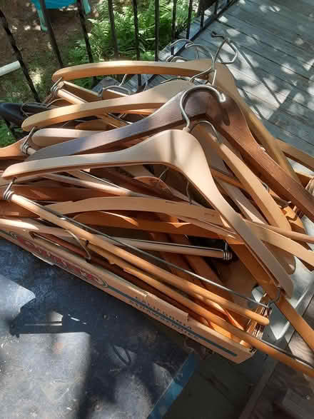 Photo of free Hangers. Mostly wooden (Jamaica Plain) #2