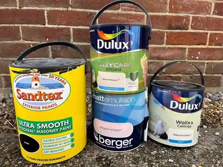 Photo of free Assorted paints (Lakenham NR1) #1