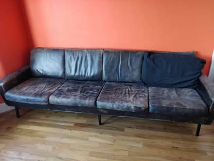 Photo of free Leather sofa (Ravelston EH4) #1