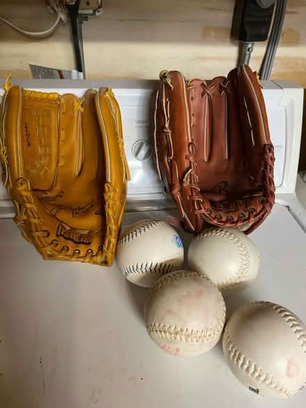 Photo of free 2 Like New Baseball Gloves (Elmhurst , Queens) #3