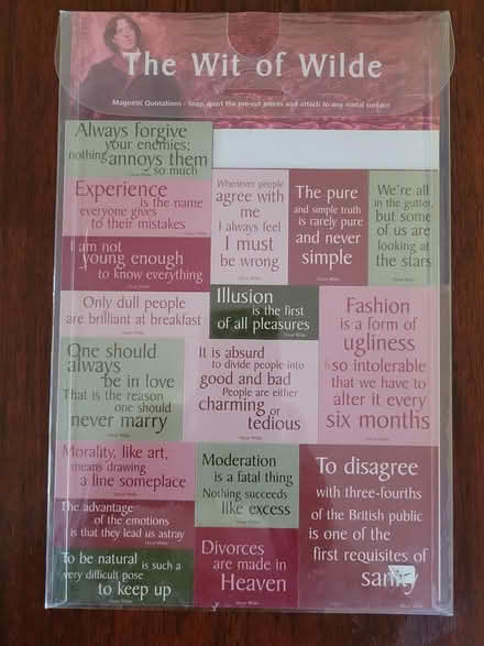 Photo of free Magnetic Oscar Wilde quotes (Toronto) #1