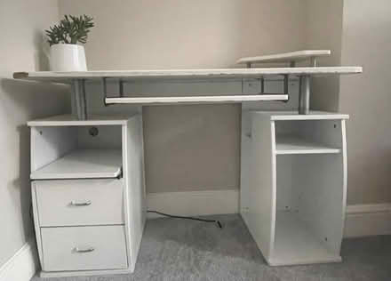 Photo of free Wooden desk and chair (West Kensington W14) #2