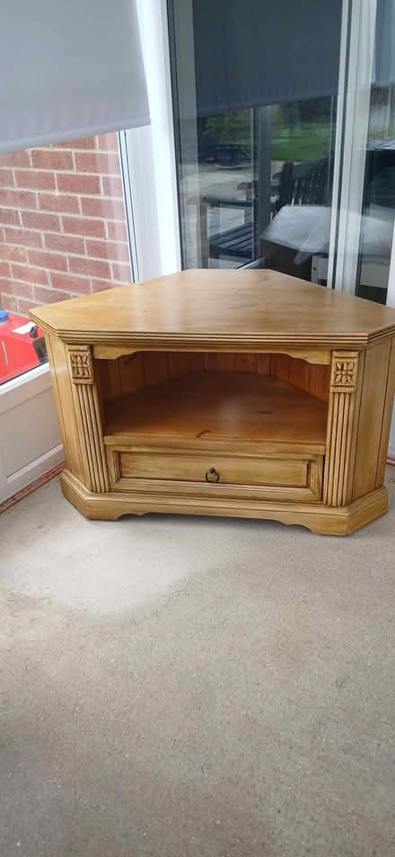 Photo of free Corner tv cabinet with drawer (Mablethorpe LN12) #1